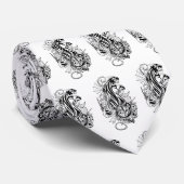 パンサー – 白黒 ネクタイ (ロール)