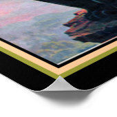 パンサー&飛んでいるピーコックアールデコプリント-16x20 ポスター (角)