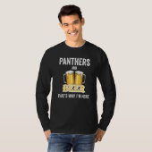 パンザーとビールだから私はここにいる Tシャツ (正面フル)