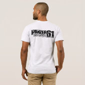 パンザー61メンズベーシックBellaキャンバスTシャツ Tシャツ (裏面フル)