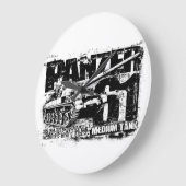 パンザー61壁時計 ラージ壁時計 (傾斜)