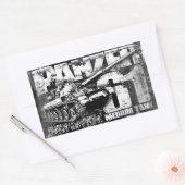 パンザー61長方形ステッカー 長方形シール (封筒)