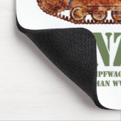 パンザーII A2世界大戦2ドイツ軽戦車WWII マウスパッド (コーナー)