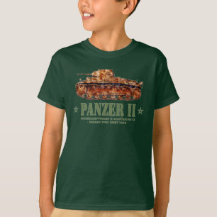 パンザーII A2世界大戦2ドイツ軽戦車WWII Tシャツ