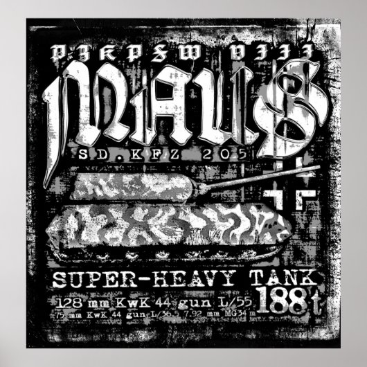 パンザーVIIIマウス ポスター (正面)