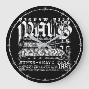 パンザーVIIIマウス ラージ壁時計