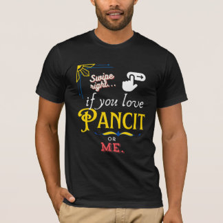 パンシットラブを右にスワイプ Tシャツ