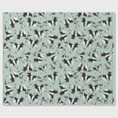 パンシングウシグリーン ラッピングペーパー (フラット)