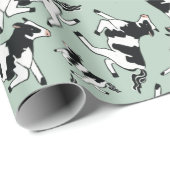 パンシングウシグリーン ラッピングペーパー (ロールコーナー)