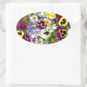 パンシーカスケード 楕円形シール (バッグ)