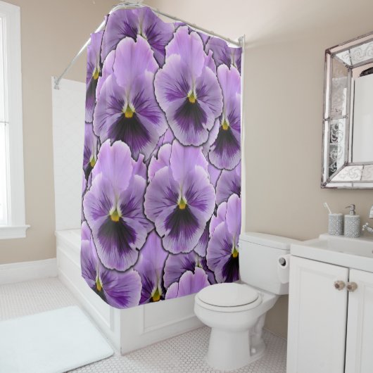 パンシーガーデン シャワーカーテン (インサイチュ)