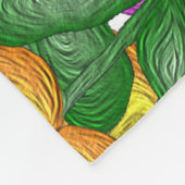 パンシーズミディアムフリースブランケット フリースブランケット (角)