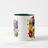 パンシーパッチワーク～ツートーンマグ ツートーンマグカップ (中央)