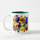 パンシーパッチワーク～ツートーンマグ ツートーンマグカップ (左)