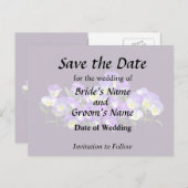 パンシーファミリー懇親会 案内ポストカード (正面/裏面)