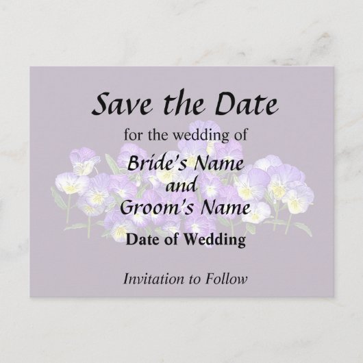 パンシーファミリー懇親会 案内ポストカード (正面)