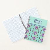 パンシーフラワーフローラムームレシピジャーナルノート ノートブック (内部)