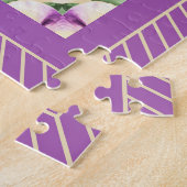 パンシーマンダラ：アンティーク紫 ジグソーパズル (側面)