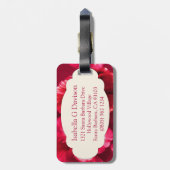 パンシー素晴らしフローラ植物名ラゲッジタグ ラゲッジタグ (裏面縦)