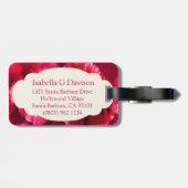 パンシー素晴らしフローラ植物名ラゲッジタグ ラゲッジタグ (裏面横)