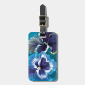 パンシー素晴らしフローラ植物名ラゲッジタグ ラゲッジタグ (正面縦)