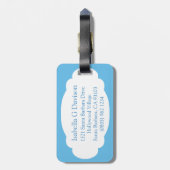 パンシー素晴らしフローラ植物名ラゲッジタグ ラゲッジタグ (裏面縦)