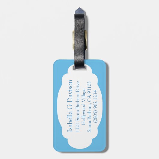 パンシー素晴らしフローラ植物名ラゲッジタグ ラゲッジタグ (裏面縦)