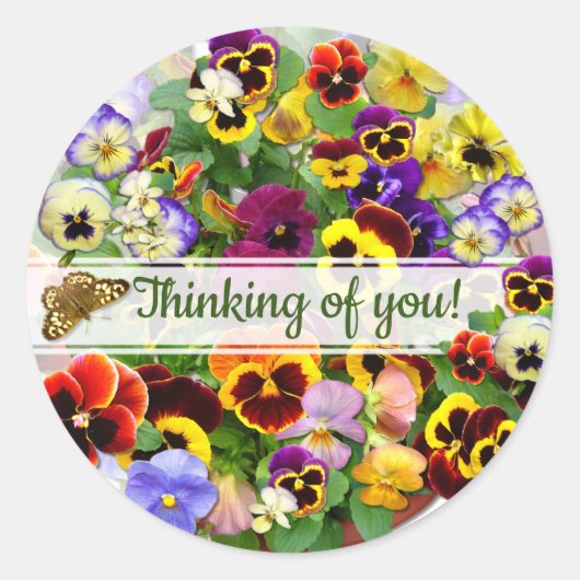 パンシー考え美しいのOF YOU ラウンドシール (正面)