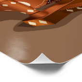 パンジャビウーマンスピニングシャルカ – ルーラルライフスタイル ポスター (コーナー)