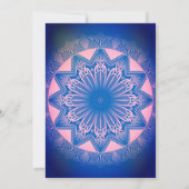 パンジャビシーク結婚ズアナンドカラージゴールデン 招待状 (裏面)