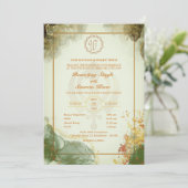 パンジャビシーク結婚ズアナンドカラージゴールデン 招待状 (スタンド正面)