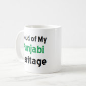 パンジャビ伝統マグカップ コーヒーマグカップ (正面左)