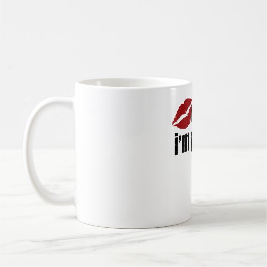 パンジャブ人のキス コーヒーマグカップ (左)