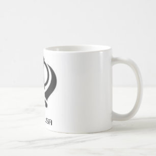 パンジャブ人のKhandaシーク教徒のKhalsaのデザインの商品 コーヒーマグカップ