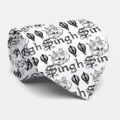 パンジャブ人のKhandaシーク教徒のKhalsaの商品 ネクタイ (ロール)