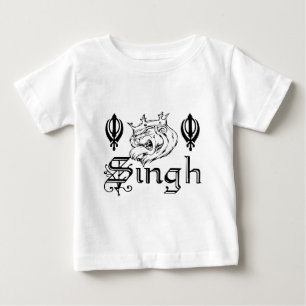 パンジャブ人のKhandaシーク教徒のKhalsaの商品 ベビーTシャツ