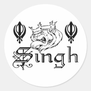 パンジャブ人のKhandaシーク教徒のKhalsaの商品 ラウンドシール