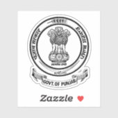 パンジャブ州印 シール (シート)