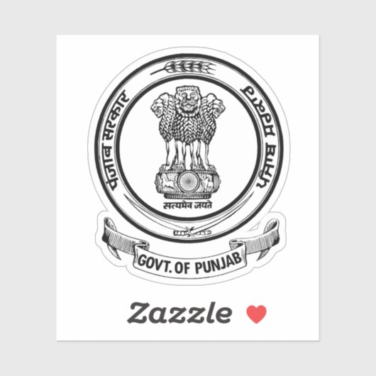 パンジャブ州印 シール (シート)
