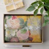 パンジーおよび花園のティッシュペーパー 薄葉紙 (ギフト)