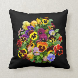 パンジーかわいらしディスプレイ クッション