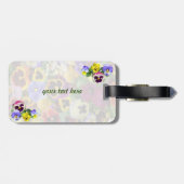 パンジーかわいらしラゲッジタグ ラゲッジタグ (裏面横)