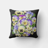 パンジーかわいらし アウトドアクッション (裏面)