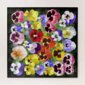 パンジーかわいらし ジグソーパズル (横)