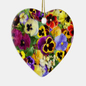 パンジーかわいらし セラミックオーナメント (右)