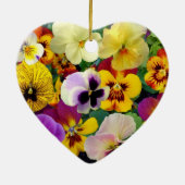 パンジーかわいらし セラミックオーナメント (裏面)