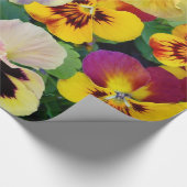 パンジーかわいらし ラッピングペーパー (コーナー)