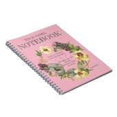 「パンジーがいる、それは…」 パーソナライズ ノートブック (右側)