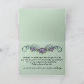 パンジーが母の日を描く カード (内部)