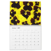 パンジーで私の世界を彩かわいらしり カレンダー (1月 2027)